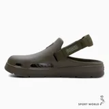 Puma 涼拖鞋 男鞋 女鞋 魔鬼氈 可拆 Shibui Mule 墨綠 39488307