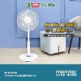 MATRIC松木 12吋Mobile-DC直流雙供電可攜式立扇 臺灣製 MG-DF1223UR