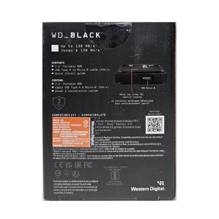 WD BLACK P10 5TB Game Drive 2.5吋電競行動硬碟【愛買】