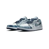 【SPLY】Air Jordan 1 Low 水洗牛仔 單寧 AJ1 男鞋 CZ8455-100