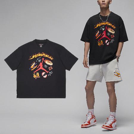 Nike 短袖 Jordan Tee 男款 黑 棉質 重磅 寬鬆 短T 棉T HJ3965-010