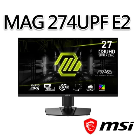 msi微星 MAG 274UPF E2 27吋 電競螢幕