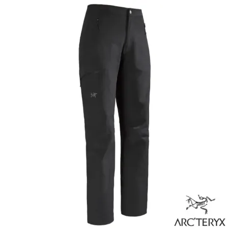 【ARCTERYX 始祖鳥】女 Gamma 輕量彈性耐磨快乾軟殼長褲.登山健行褲.休閒長褲_X000007687 黑