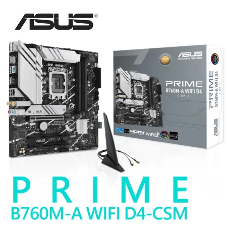 ASUS華碩 PRIME B760M-A WIFI D4-CSM 主機板