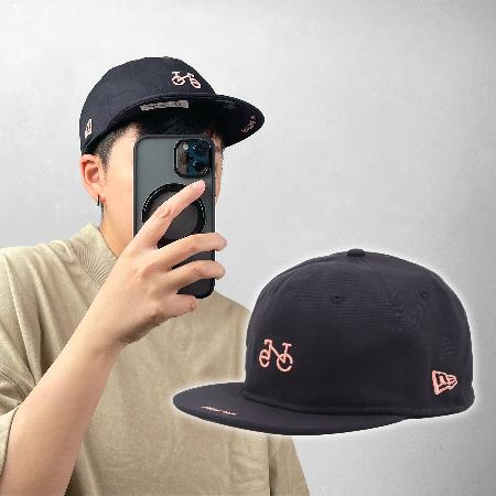 New Era 單車帽 Sports Club-Bike Cap 藍 橘 可調帽圍 刺繡 帽子 NE14148205