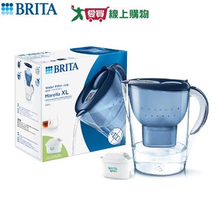 德國BRITA mxpro馬利拉濾水壺 3.5L(白/藍) 含MXPRO濾芯x1個 Marella 濾水 過濾