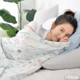 義大利La Belle《恐龍曲奇》眠綿冰涼感抗菌涼被(5x6.5尺)