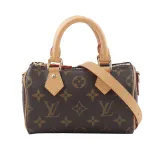 【LV】Monogram Nano Speedy 塗層帆布二用包