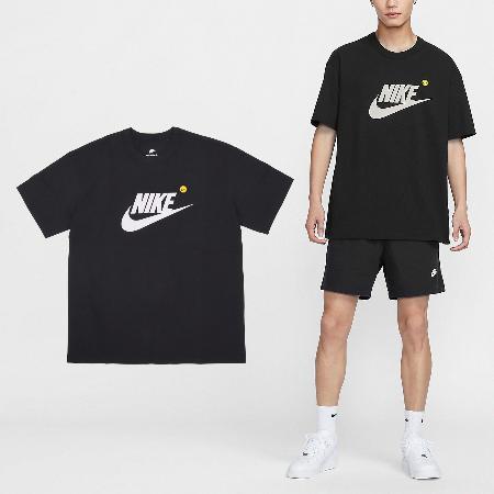 Nike 短袖 NSW Tee 男款 黑 黃 純棉 寬鬆 短T 棉T HJ3959-010