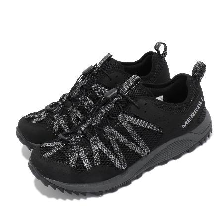 Merrell 水陸兩棲鞋 Wildwood Aerosport 戶外鞋 黑 灰 耐磨 男鞋 ML036109