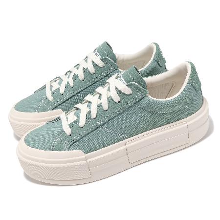 Converse 帆布鞋 Chuck Taylor All Star Cruise 男女鞋 草本綠 厚底 拼接 解構 A09842C