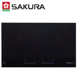 【SAKURA 櫻花】 雙口《IH爐》感應爐(220V) EG2350G/EG2350GB 黑色 送全省安裝