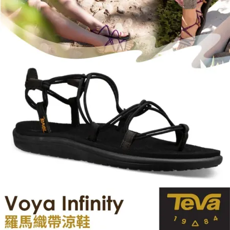 【TEVA】女 Voya Infinity 羅馬織帶涼鞋(含鞋袋)