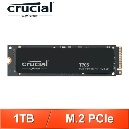 美光Micron Crucial T705 1TB PCIe 5.0 NVMe SSD