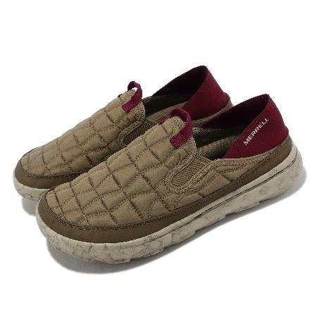 Merrell 休閒鞋 HUT MOC 2 男鞋 女鞋 棕 卡其 抗撕裂鞋面 懶人鞋 套入式 ML005529