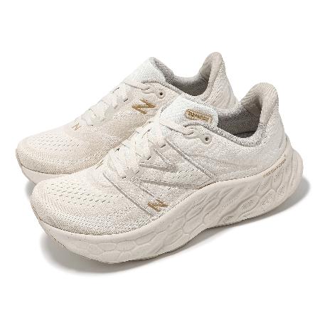 New Balance 慢跑鞋 Fresh Foam X More V4 D 女鞋 寬楦 白 米白 緩衝 運動鞋 NB WMORWS4-D