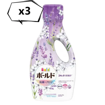 日本ARIEL P&G 4D 濃縮洗衣精-薰衣草茉莉花690g*3