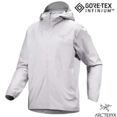 【ARCTERYX 始祖鳥】男SOLANO HOODY Gore-Tex防風防潑水連帽外套/X000007227 沈靜灰