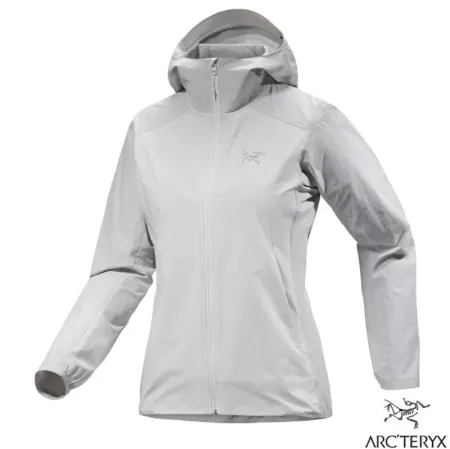 【ARCTERYX 始祖鳥】女 Gamma Lightweight 連帽風衣外套/X000007779 空氣灰/沈靜灰