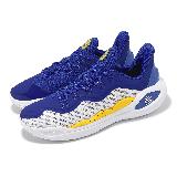 Under Armour 籃球鞋 Curry 11 DUB 男鞋 藍 黃 Dub Nation 金洲勇士 咖哩 運動鞋 UA 3026615100