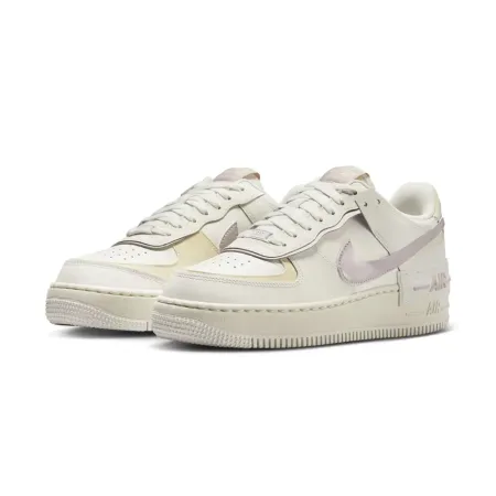 【SPLY】W Nike Air Force 1 Shadow 米白淡紫 AF1 女鞋 DZ1847-104