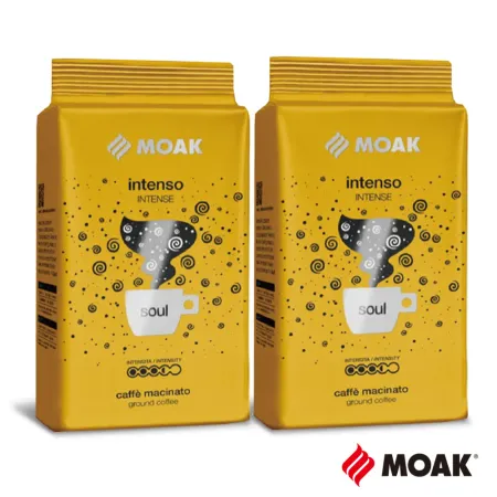 MOAK 義大利Intenso Soul金牌咖啡粉(250gX2包) 咖啡 中烘焙 咖啡粉