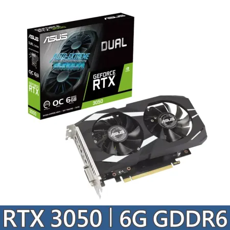 ASUS華碩 DUAL-RTX3050-O6G 顯示卡