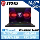 【14代新機】MSI 微星 Crosshair 16 HX D14VGKG-078TW 16吋 電競筆電