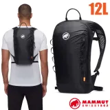 【MAMMUT 長毛象】Neon Light 輕量登山健行攀登背包12L.隨身雙肩包/2510-02491-0001 黑