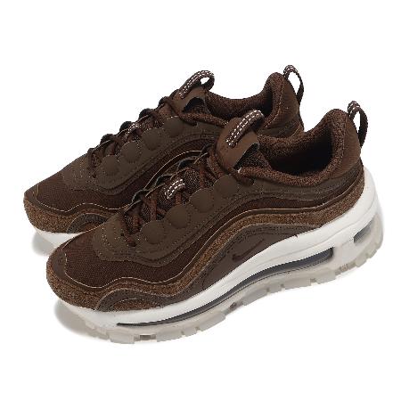 Nike 休閒鞋 Wmns Air Max 97 Futura 女鞋 棕 白 氣墊 經典 運動鞋 FB4496-201