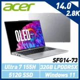 Acer宏碁 SFG14-73-790E 14吋/Ultra 7 155H/32G/512G SSD/Win11