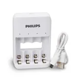 飛利浦 philips SCB3400NB USB 鎳氫充電電池4槽充電器_SCB3400NB充電器