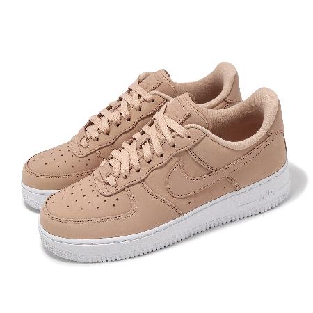 Nike 休閒鞋 Wmns Air Force 1 PRM MF 女鞋 卡其 白 皮革 AF1 DR9503-201