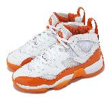 Nike 籃球鞋 Wmns Jumpman Two Trey Starfish 女鞋 白 橘 漆皮 合體鞋 DR9631-180