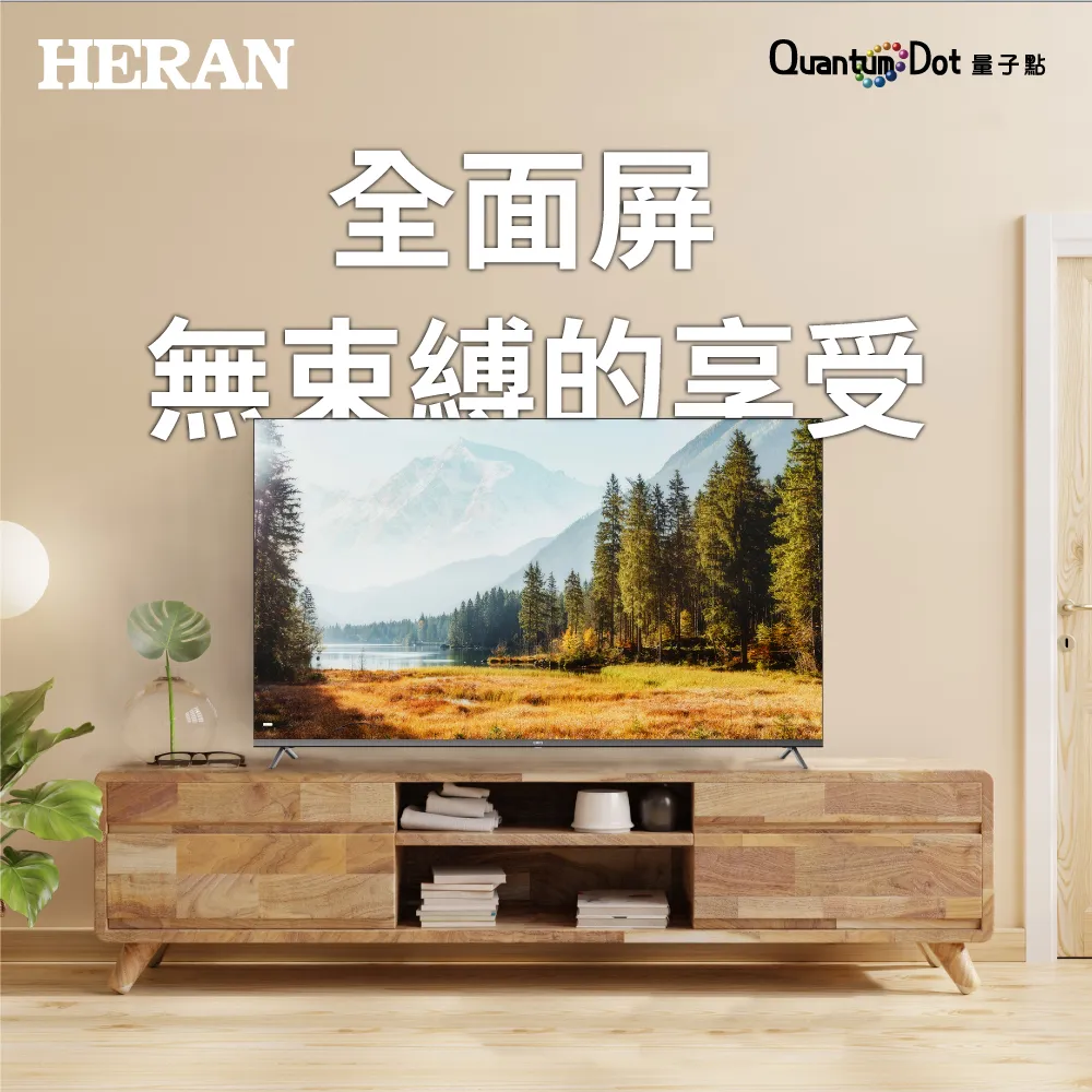 【HERAN 禾聯】 65吋 QLED連網液晶電視 HD-65QF