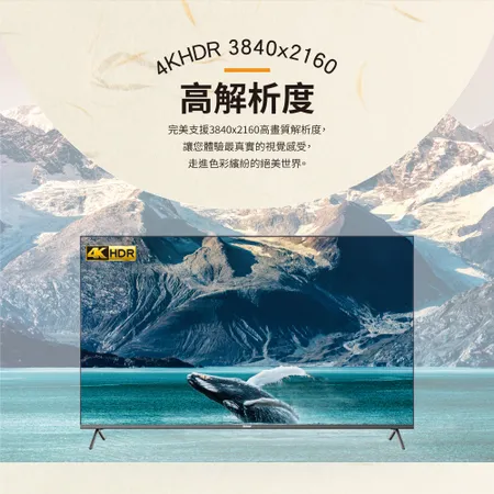 禾聯 65吋 QLED
連網液晶電視 HD-65QF