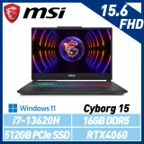 【13代新機】MSI 微星 Cyborg 15 A13VFK-831TW 15.6吋 電競筆電