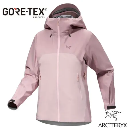 【ARCTERYX 始祖鳥】女 Beta 防水透氣連帽外套/X000007701 深野玫瑰粉/野玫瑰粉