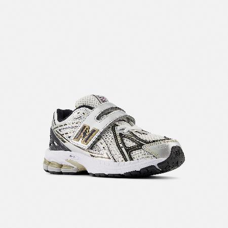 New Balance 童鞋 1906R 寬楦 金屬銀 黑 中童 小朋友 魔鬼氈 休閒鞋 NB PV1906RA-W