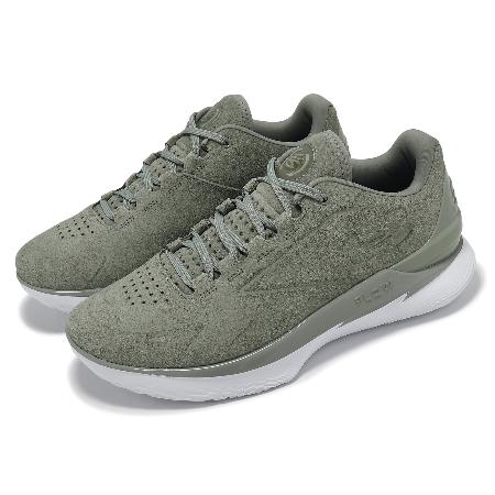 Under Armour 籃球鞋 Curry 1 Low Flotro Lux 男鞋 綠 Earth 李小龍 3027603300