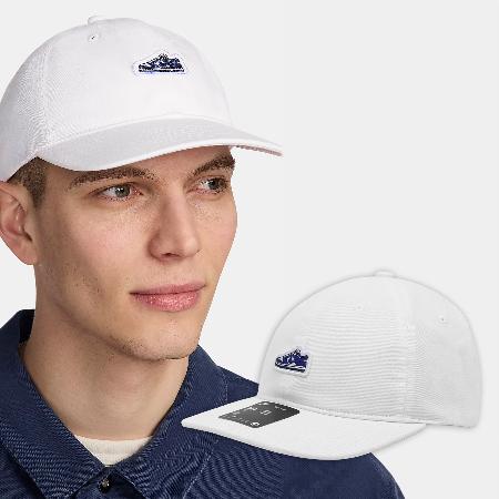 Nike 棒球帽 Club Dunk Baseball Cap 白 藍 棉質 刺繡 可調帽圍 老帽 帽子 FN4404-100