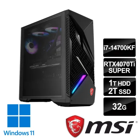 msi微星 Infinite X2 14NUF7-483TW RTX4070Ti S 電競桌機