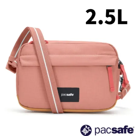 【Pacsafe】Go Anti-Theft Crossbody 防盜斜背包2.5L.側背包/35105340 玫瑰粉