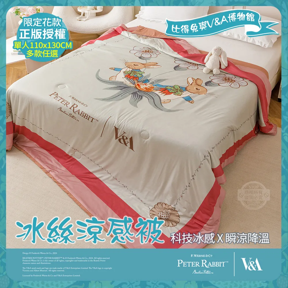 【PETER RABBIT】比得兔與V&A博物館 冰冰被