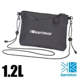 【Karrimor】日系 Dual sacoche 斜背包.側背包.貼身隨身袋.證件護照包/53619DS 深木炭灰