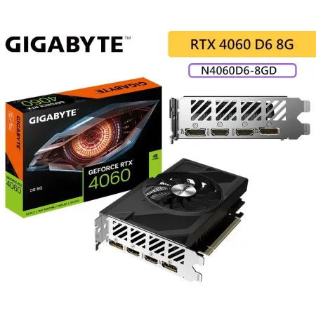 技嘉GIGABYTE GeForce RTX 4060 D6 8G 顯示卡(N4060D6-8GD)