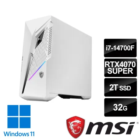 msi微星 Infinite S3 14NUE7-1809TW RTX4070S 白 電競桌機