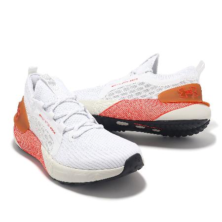 Under Armour 慢跑鞋 HOVR Phantom 3 SE 男鞋 白 橘 運動鞋 UA 3026582103