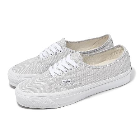 Vans 休閒鞋Lx Authentic Reissue 44 男鞋女鞋灰白帆布低筒情侶