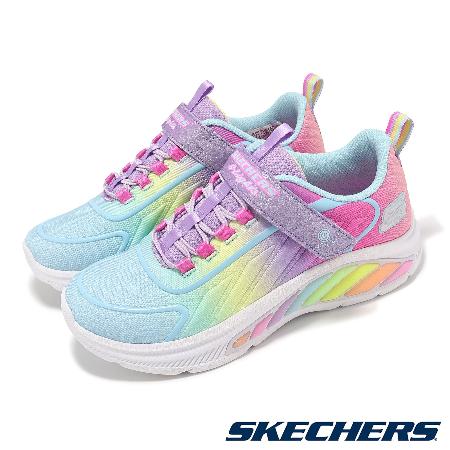 Skechers 燈鞋 S Lights-Rainbow Cruisers 中童 彩虹 小朋友 童鞋 閃燈 發光 303721LLVMT